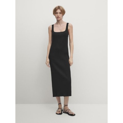 ◆Massimo Dutti◆ Satin camisole midi dress Massimo Dutti Massimo Dutti Satin camisole dress - Studio