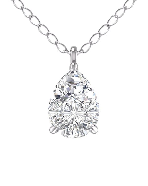 14K 0.25 ct. tw. Lab Grown Diamond Necklace / Gilt