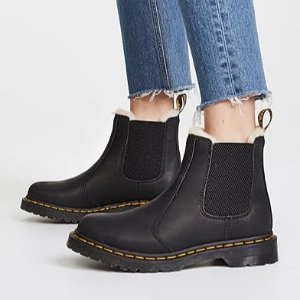 Dr. Martens 女士加绒款切尔西靴 9码