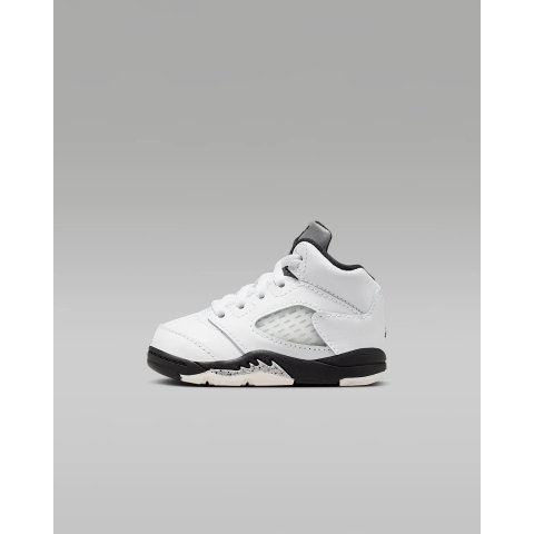 Jordan 5 Retro "White and Black" 婴儿鞋