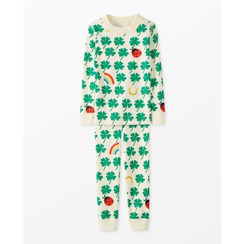 Hanna AnderssonKids St. Patrick s Day Long John Pajama Set