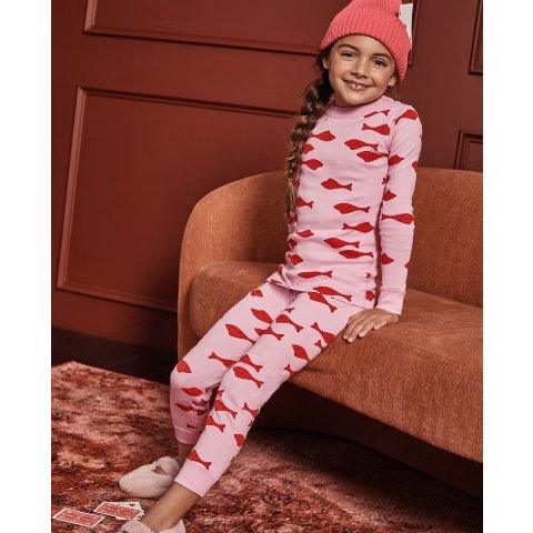 Hanna AnderssonKids Valentine s Long John Pajama Set