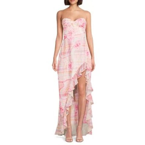 Amanda UprichardEden Print High Slit Gown