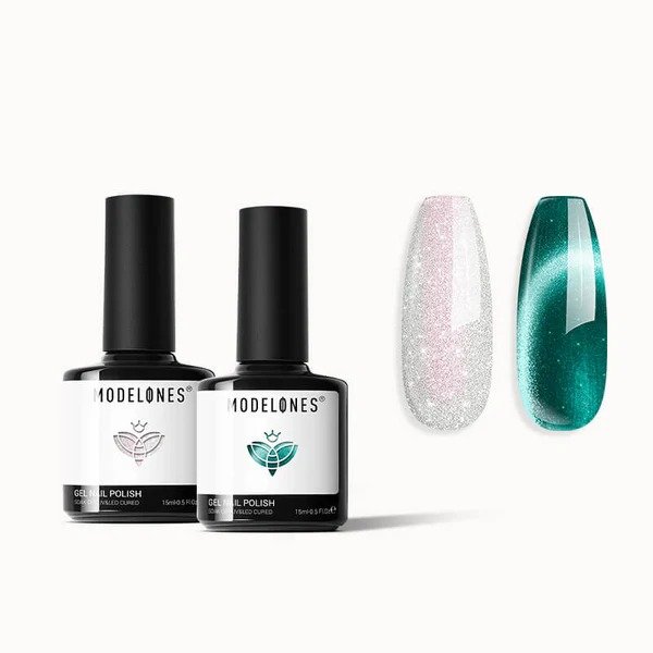 Sparkling Envy - 2 Colors Gel Nail Polish Duo 15ml
