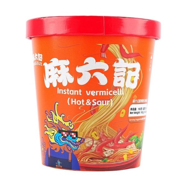 麻六记 酸辣粉冲泡速食干粉 165g