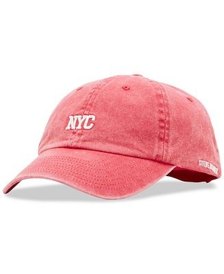 Embroidered Laundered Overdyed City Dad Cap - Macy's