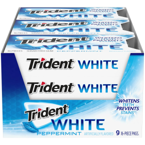 Trident 无糖口香糖薄荷味 9盒