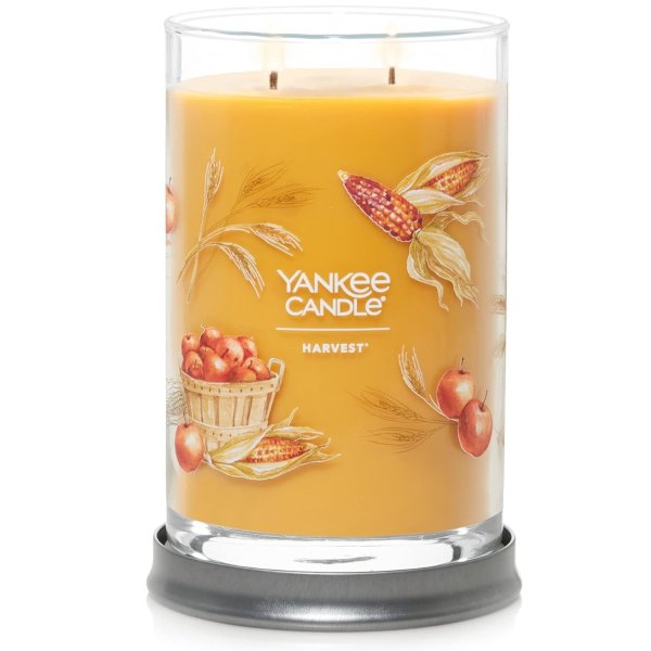 Harvest Scented, Signature 20oz Large Tumbler 2-Wick Candle