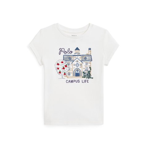 Ralph LaurenCampus-Graphic Cotton Jersey Tee