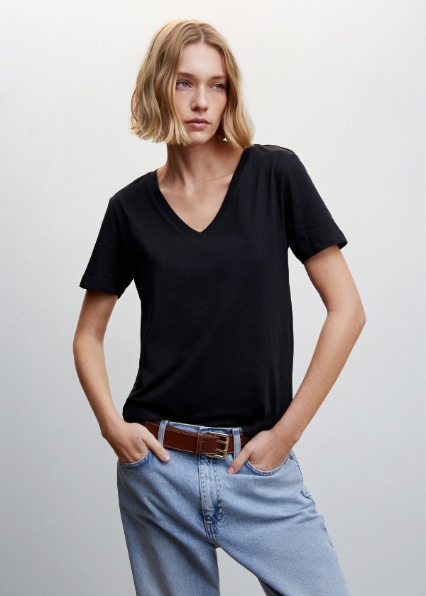 Essential cotton-blend T-shirt