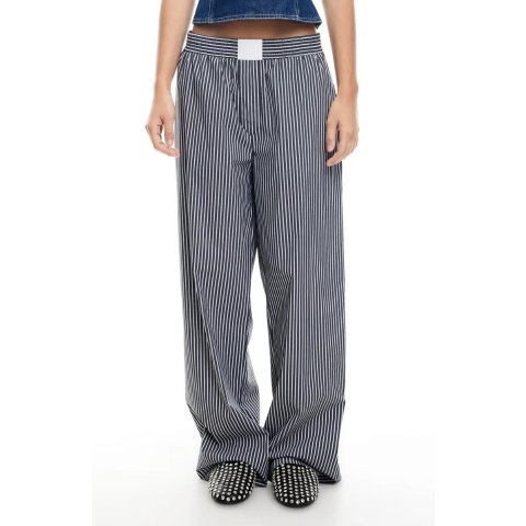 Cobain Stripe Cotton Blend Pants