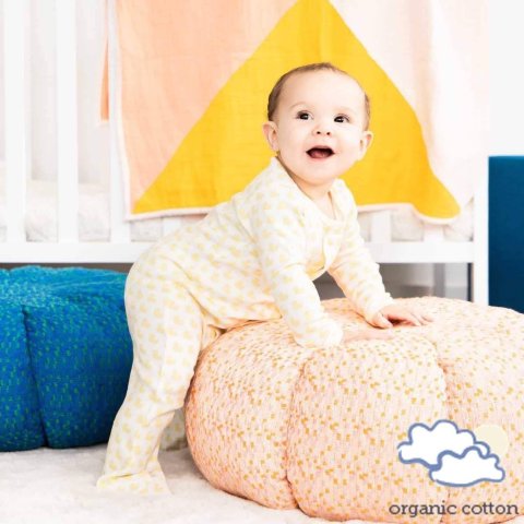 婴幼儿有机棉连身衣