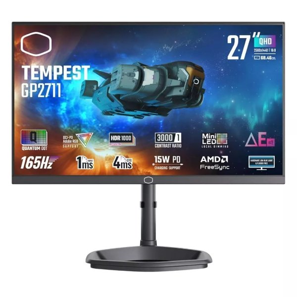 Tempest GP2711 27 2K 165Hz Mini LED 显示器