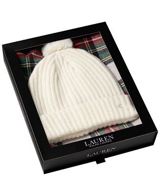 Lauren Ralph Lauren Woven Scarf and Knit Hats - Macy's