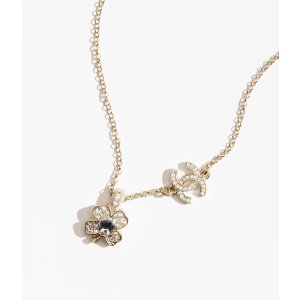 ChanelSpring-Summer 2025 Pre-collection Pendant Necklace Metal & Strass Gold & Crystal