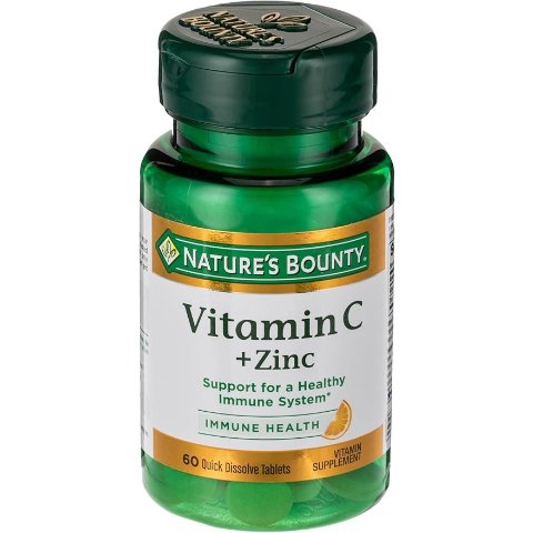 Nature s Bounty 维生素C+锌 买1送1
