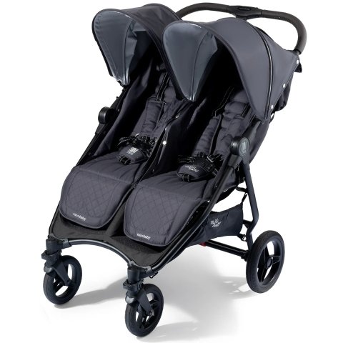 Valco BabySlim Twin Double Stroller Sport Edition - Signature Grey