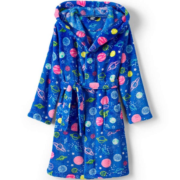 Kids Fleece Hooded Robe