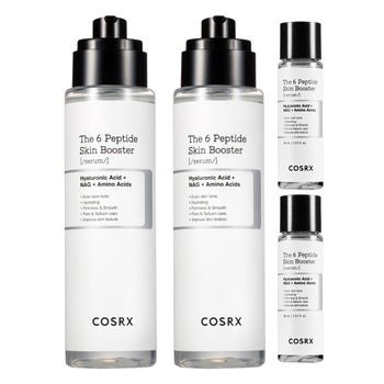 6x Peptide Collagen Booster Toner Serum Set, 2 - 5.07 fl oz + 2 - 1.01 fl oz