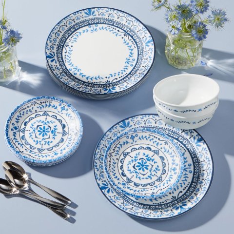 ® Portofino 18-piece Dinnerware Set, Service for 6