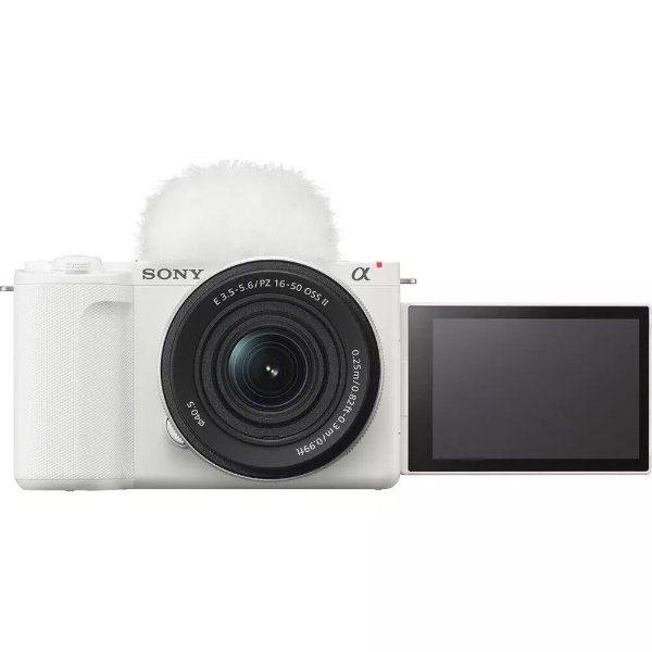 Sony Alpha ZV-E10 II Interchangeable Lens Mirrorless Camera w/16-50mm Lens (Whit