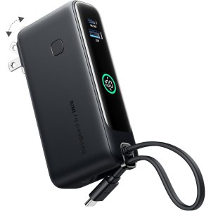 INIU 3合1 墙插直充 10000mAh 充电宝 30PD 自带USB-C