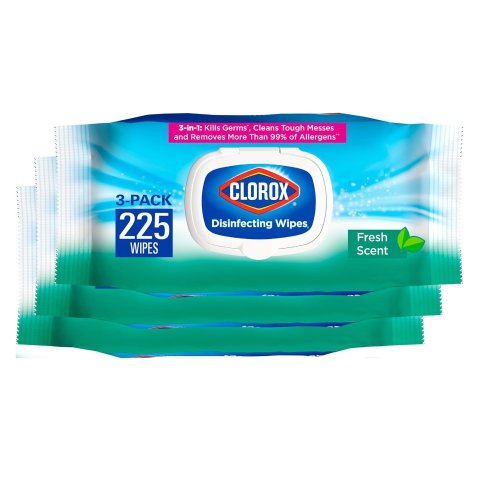 Clorox  多用途消毒湿巾 3包共225张