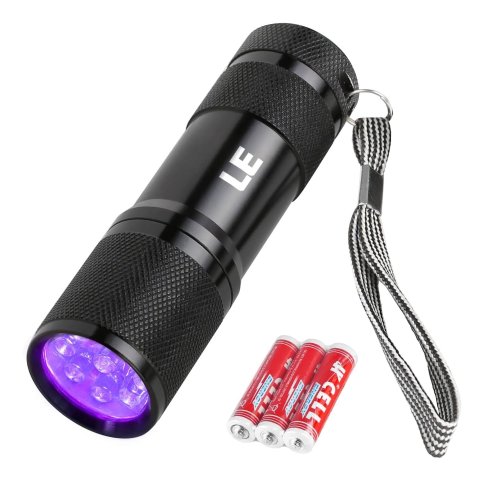 Lighting EVER Black Light Flashlight