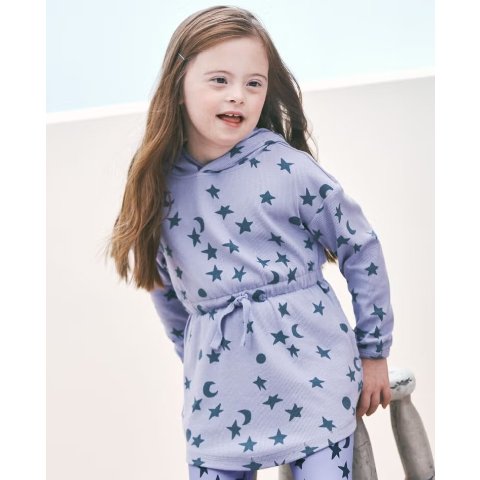 Hanna AnderssonLong Sleeve Hooded Dress with Pockets