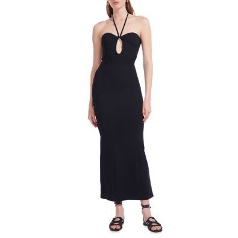 StaudBardot Cutout Halter Dress