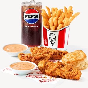 KFC 薯条饮品饼干酱料3件套