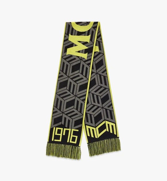 apres-ski logo wool supporter scarf