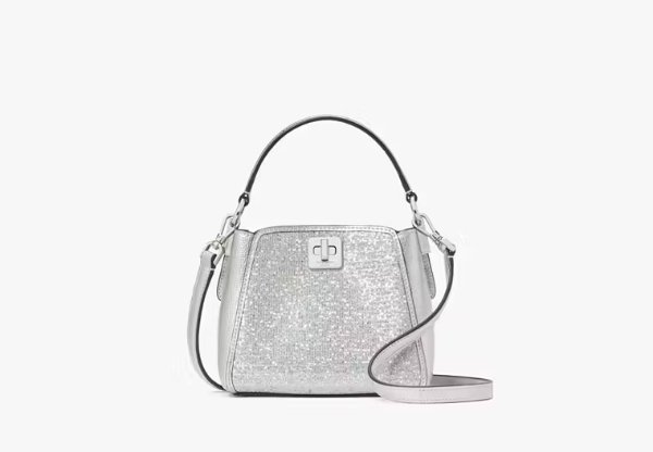 Phoebe Glitter Mini Top Handle Crossbody