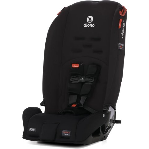 DionoRadian 3R Narrow All-in-One Convertible Car Seat - Black Jet