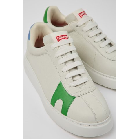 Twins White Leather Sneaker for Women 运动鞋175.00 超值好货| 北美