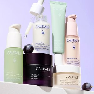 满送璀璨时光2件套Caudalie 护肤热卖 收皇后水、紧致小粉瓶