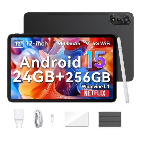 Blackview Android 15 Tablet Mega2 2025 12 inch Android Tablet $199.00