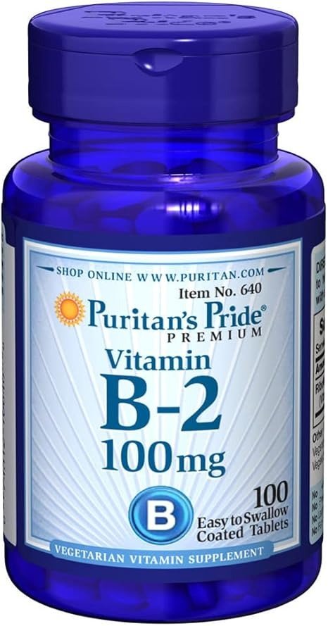 Puritan's Pride维生素B-2 100 Mg 100粒