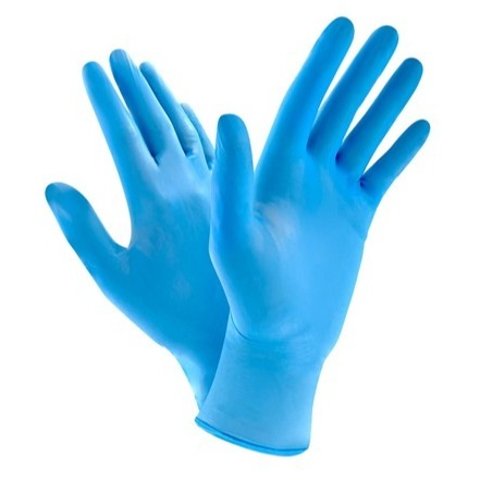 4Mil Blue Nitrile Gloves Powder Free 1000 PK