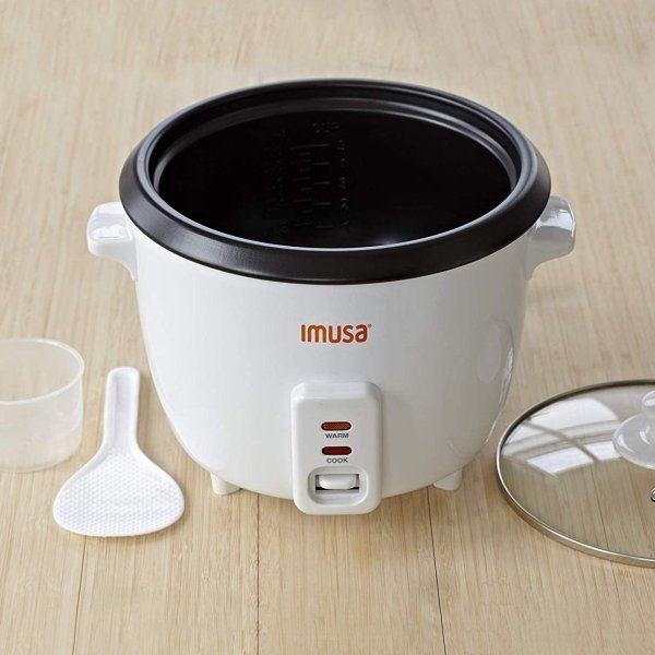 Electric Nonstick Rice Cooker 3-Cup