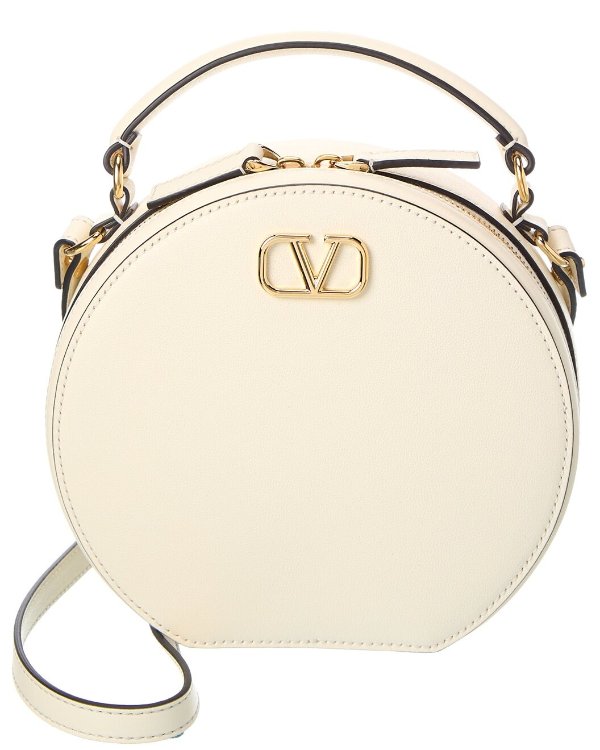 VLogo Signature Mini Leather Shoulder Bag