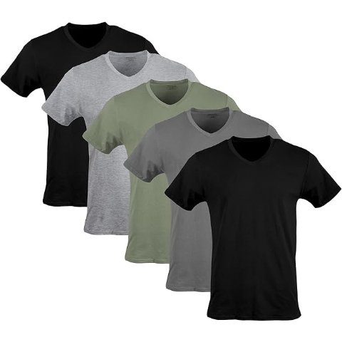 Men s V-Neck T-Shirts, Multipack, Style G1103