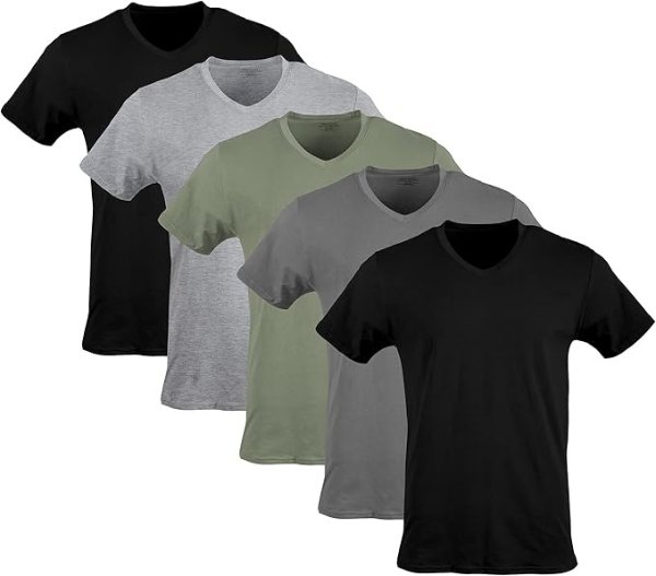 Men's V-Neck T-Shirts, Multipack, Style G1103