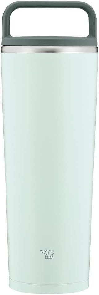 Stainless Carry Tumbler, 14-Ounce, Watery Green