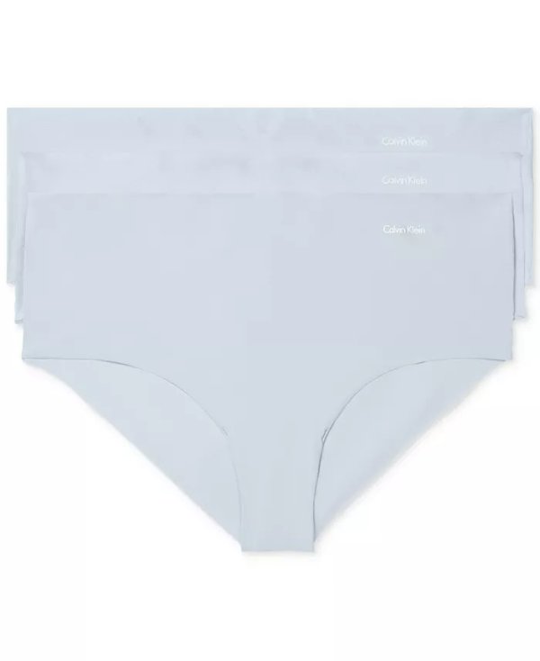 Women's Invisibles 3-Pack Hipster Underwear QD3559 - Macy's