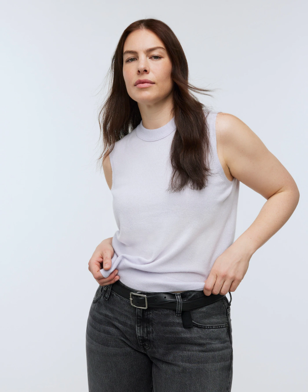(Re)sponsible Cashmere Crewneck Sweater Vest