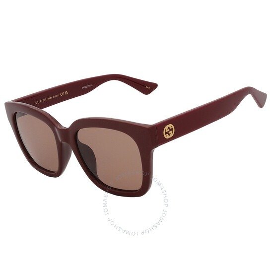Brown Square Ladies Sunglasses GG1338SK 004 54