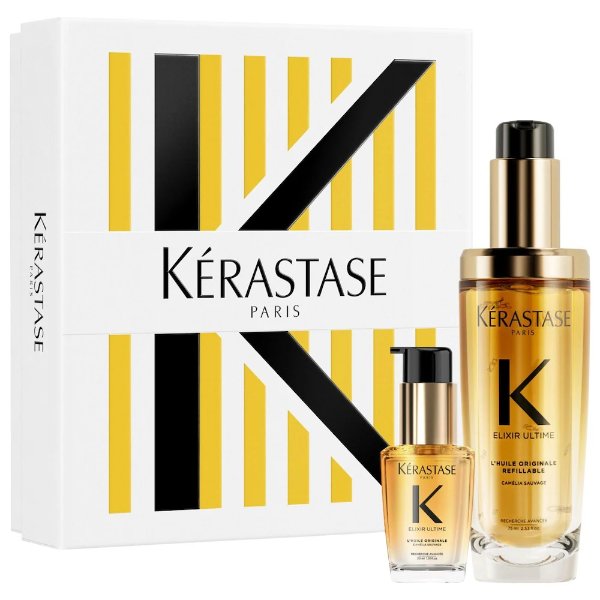 Elixir Ultime Iconic Hydrating Hair Oil Luxury Haircare Duo Set