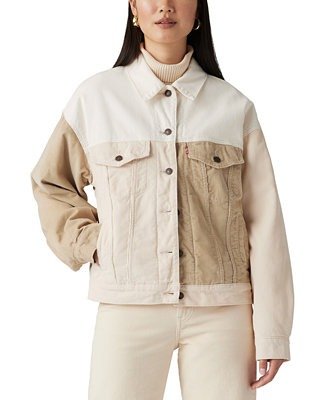 Levi's® Women's Corduroy Quilt 90s Trucker Jacket - Macy's