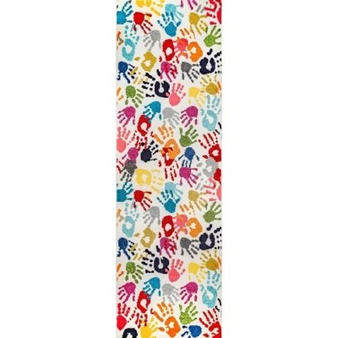 Nuloom Pinkie Handprint Kids Indoor Area Rug